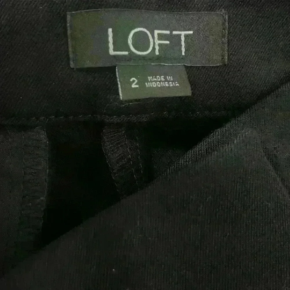 LOFT Black Dress Pants | Work Slacks | Office Trousers | Corporate | Size 2